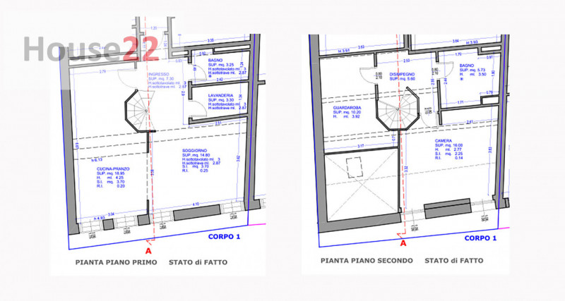 CONTRA' PORTA PADOVA N.92 - VICENZA - DUPLEX di mq.100 al piano primo e secondo/ultimo.
E' compos...