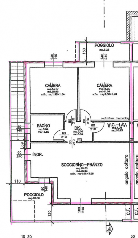 Albignasego Affitto Appartamento trilocale