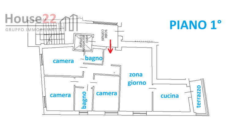 ZONA ARACELI - VICENZA. In un contesto molto curato e moderno, proponiamo AMPIO TRICAMERE al Pian...