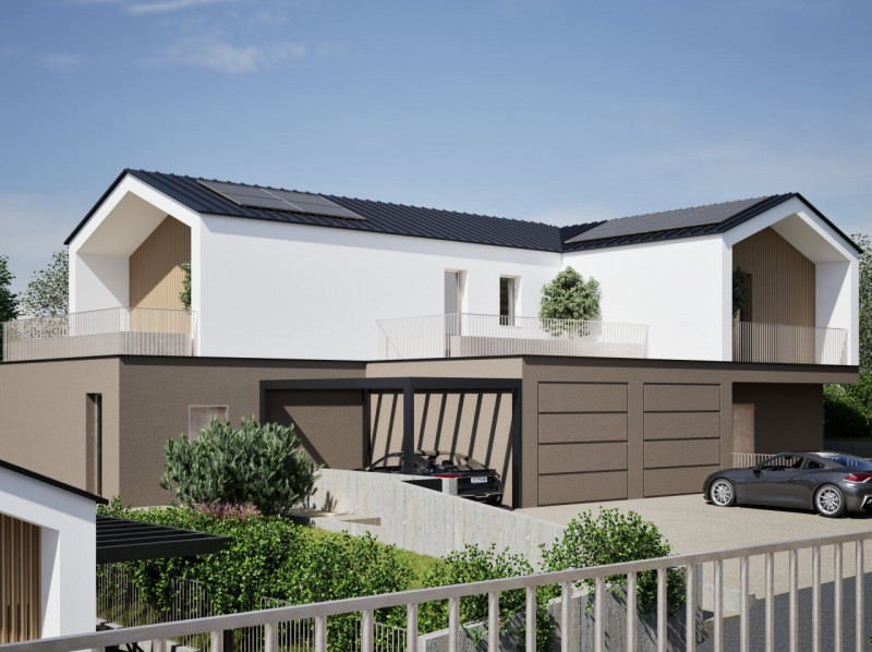 Immagina una deliziosa villetta su due livelli, con una superficie di 135 mq, perfetta per una fa...