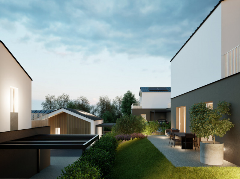 Immagina una deliziosa villetta su due livelli, con una superficie di 135 mq, perfetta per una fa...