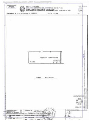 VICENZA (VI) VIA FRANCESCO CRISPI 39 - Piena proprietà di un negozio ed un posto auto, ubicati al...