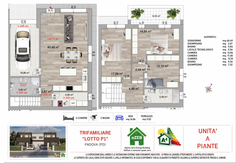 Splendide ville trifamiliari di nuova costruzione inserite in esclusivo nuovo quartiere residenzi...