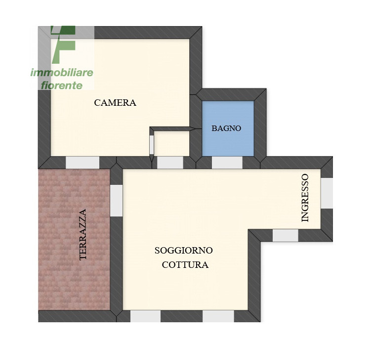 COMODO AL CENTRO CITTA'...LUMINOSO MINI APPARTAMENTO CON INGRESSO INDIPENDENTE...SU POCHE UNITA'....