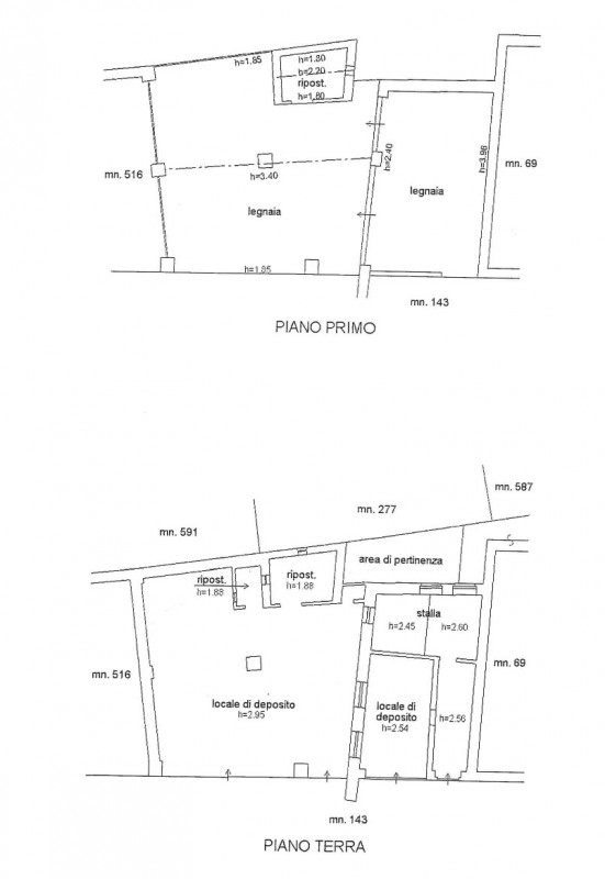 Giavenale di Schio: locale deposito + legnaia  e stalla, in contesto affiancato da ristrutturare....