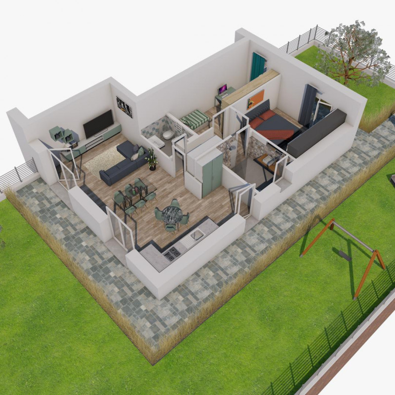 In una moderna palazzina di nuova costruzione, immersa in un contesto tranquillo e curato, appart...