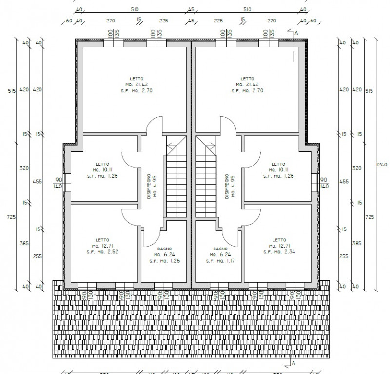 COMPOSIZIONE:
Bifamiliare in centro al paese di recente costruzione. Punto di forza dell'abitazio...