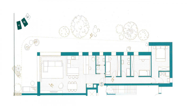 All’interno di un esclusivo parco privato, a breve distanza da Porta San Tomaso, proponiamo un ap...