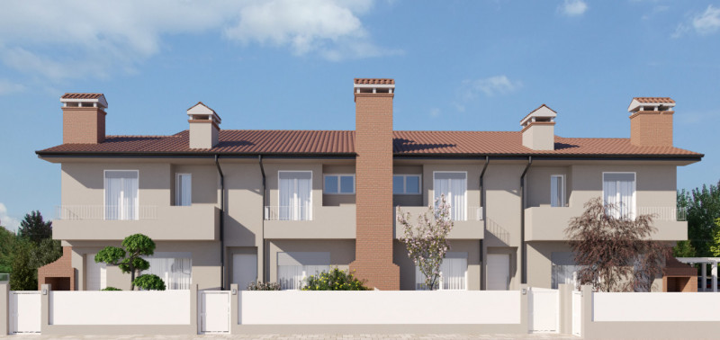 A Borgo Veneto, località Saletto, proponiamo in vendita porzione di quadrifamiliare di testa, ubi...