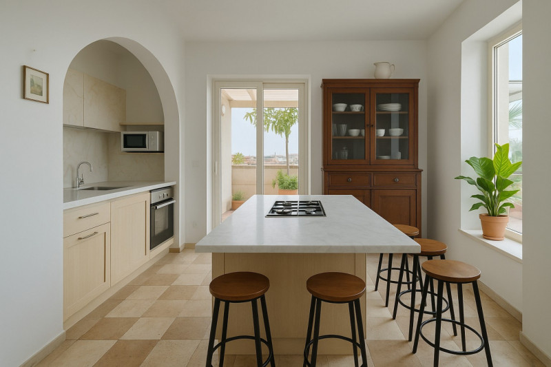 Nella ricercata zona di porta Carlo Alberto, nel cuore del centro storico, STRAORDINARIO ATTICO L...