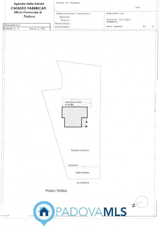 Immobile in esclusiva al Gruppo Padova MLS

PERAROLO DI VIGONZA Signorile VILLA SINGOLA immersa n...