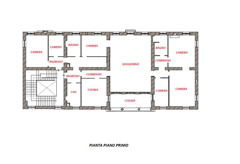 PIANO NOBILE IN PALAZZO STORICO DEL '600 CON PARCO. EURO 449.000. CODICE 4550.

In affascinante e...