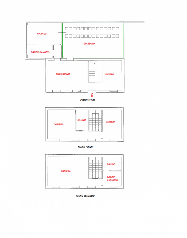 SOVIZZO - VIA ROMA: CASETTA DI CORTE CON INGRESSO INDIPENDENTE, GIARDINO E GARAGE. EURO 245.000 I...