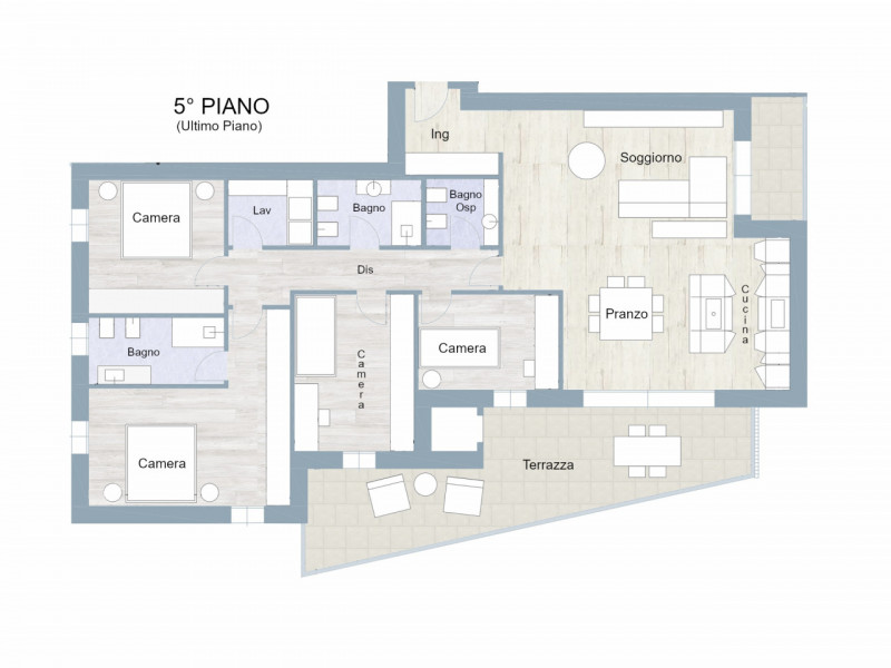 PADOVA - MR145I54
ATTICO  - 4 CAMERE e 3 BAGNI  - AMPIA TERRAZZA - Cl. En. "A4"

In nuova e signo...