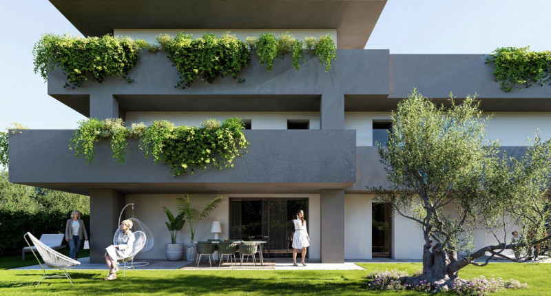 In esclusivo quartiere ai confini tra Abano e Montegrotto, su nuova ed elegante palazzina di sole...