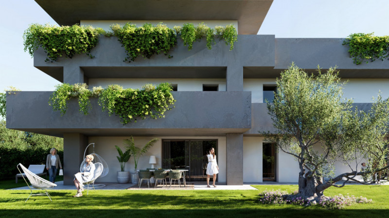 In esclusivo quartiere ai confini tra Abano e Montegrotto, su nuova ed elegante palazzina di sole...