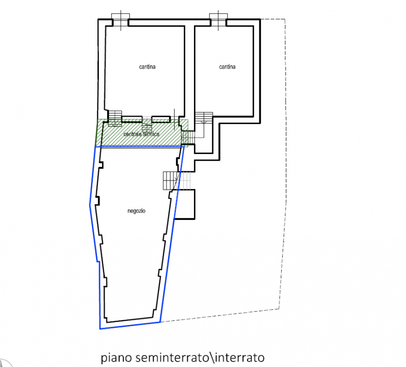 Grande negozio nel centro storico di Trento
