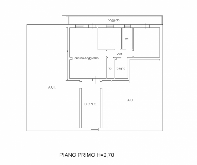 Zona Valle di Castelgomberto proponiamo in vendita appartamento al primo ed ultimo piano in picco...
