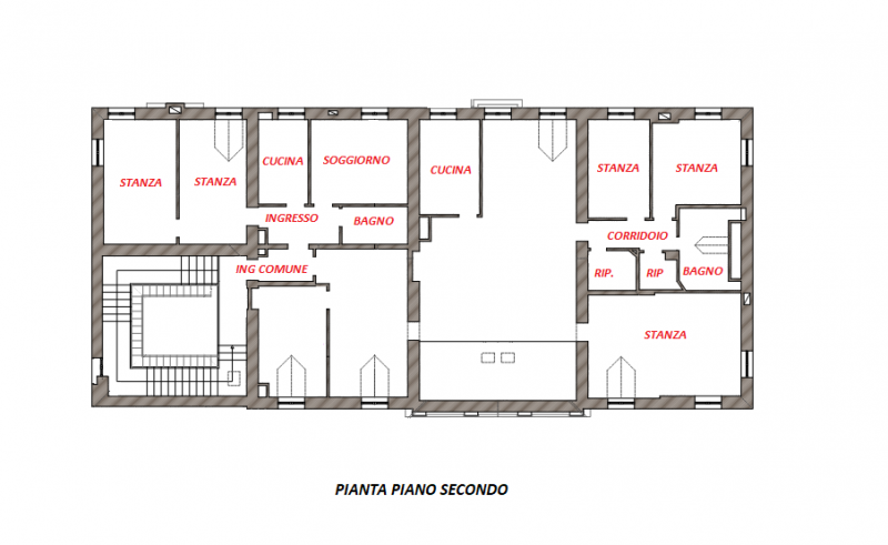 ULTIMO PIANO IN PALAZZO STORICO DEL '600 CON PARCO. EURO 339.000. CODICE 4551.

In affascinante e...