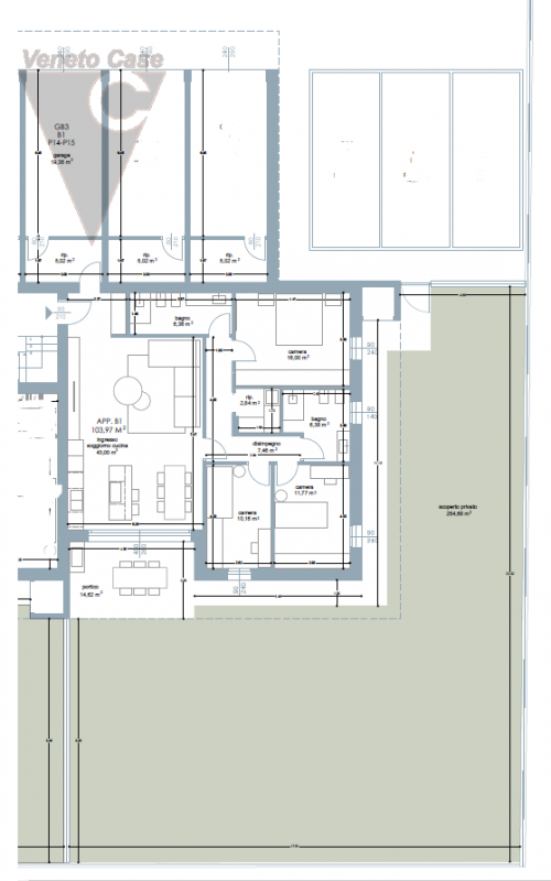 SAN VITO DI VIGONZA - 3 CAMERE CON GIARDINO
Proponiamo elegante e prestigioso appartamento quadri...