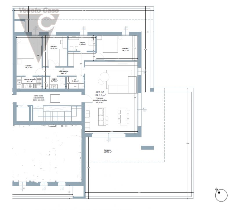 SAN VITO DI VIGONZA - ATTICO CON TERRAZZO DI 200 MQ
Proponiamo elegante e prestigioso appartament...