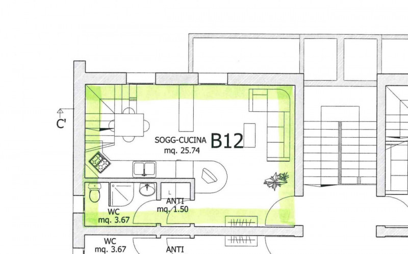 Proponiamo in vendita, esclusivamente presso la nostra Agenzia, un affascinante appartamento dupl...