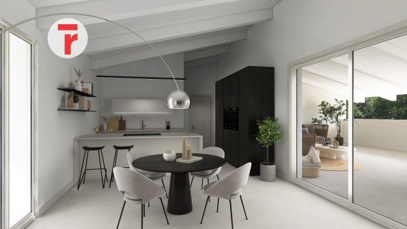 Se stai cercando un attico moderno con una grande terrazza vivibile, questa è una soluzione davve...