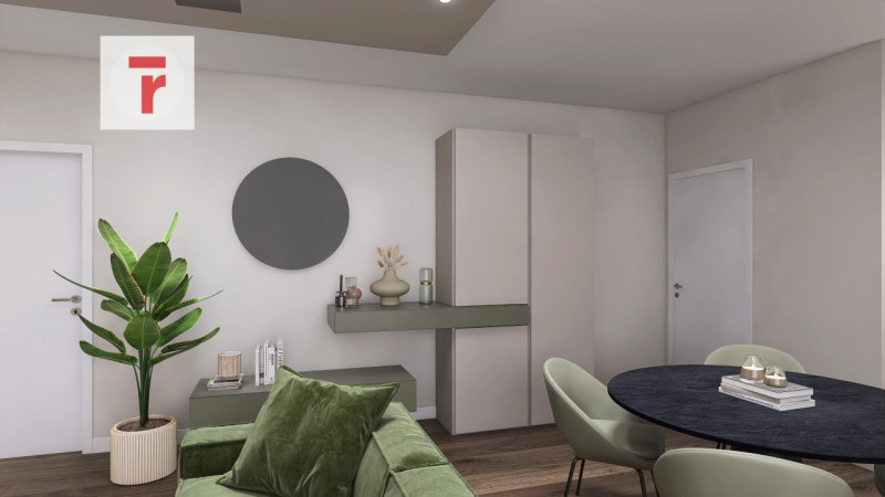 In un contesto residenziale tranquillo e di recente costruzione, proponiamo un elegante trilocale...