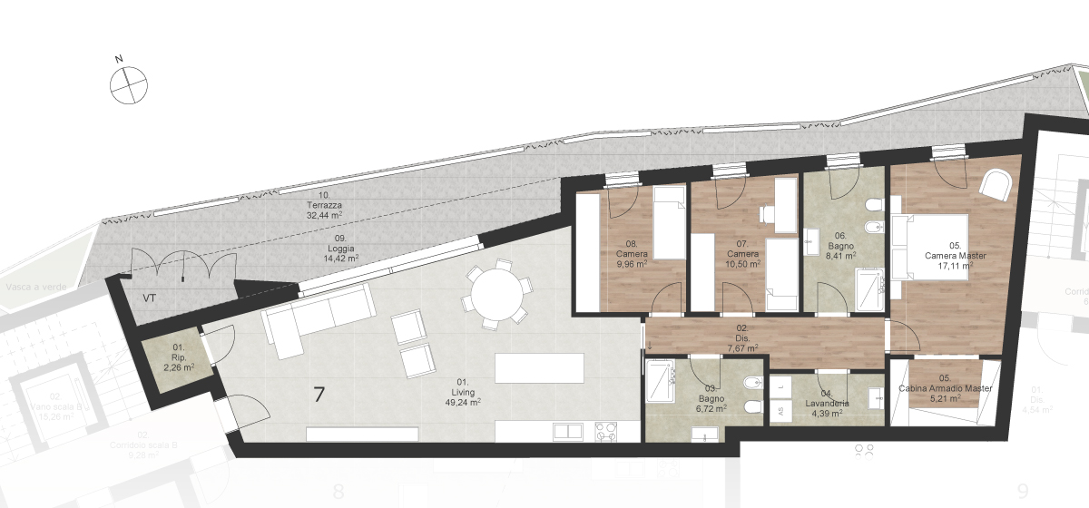 Appartamento in classe A4 con terrazzo a Selvazzano Dentro