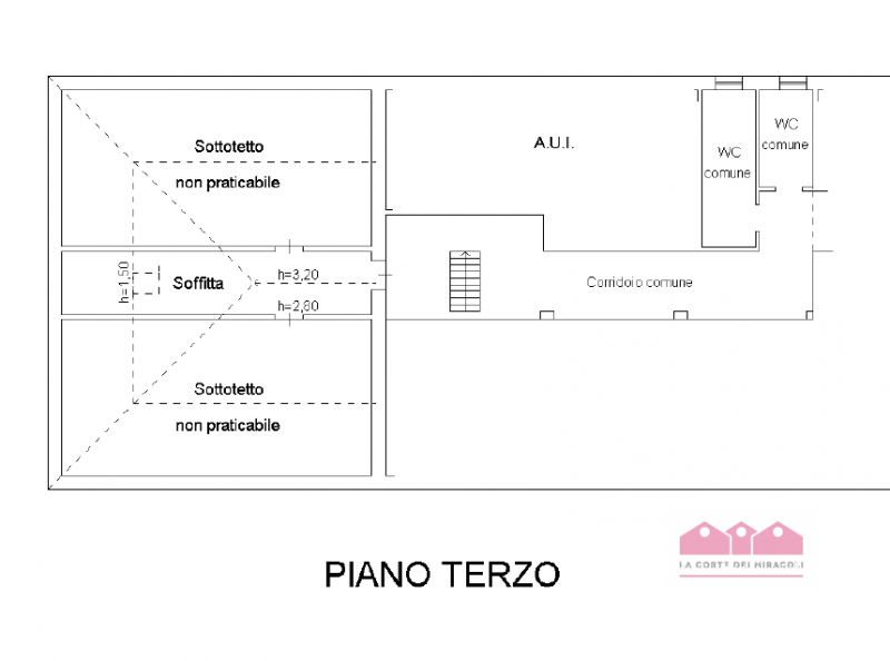 CORSO PADOVA: QUADRICAMERE ULTIMO PIANO DA RISTRUTTURARE CON SOFFITTE, CANTINA E GIARDINO - RIF. ...