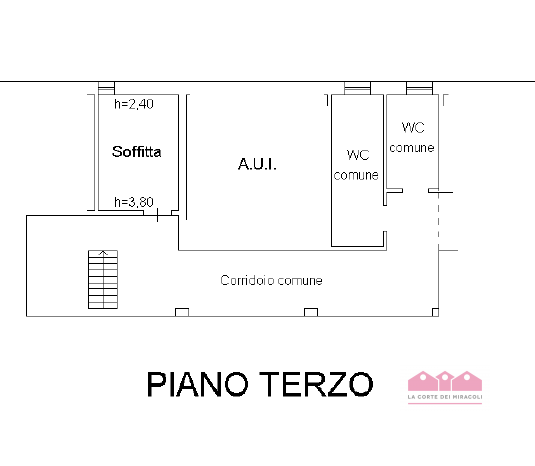 CORSO PADOVA: QUADRICAMERE ULTIMO PIANO DA RISTRUTTURARE CON SOFFITTE, CANTINA E GIARDINO - RIF. ...