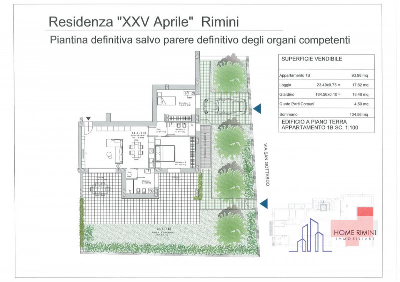 Rimini Vendita Appartamento trilocale