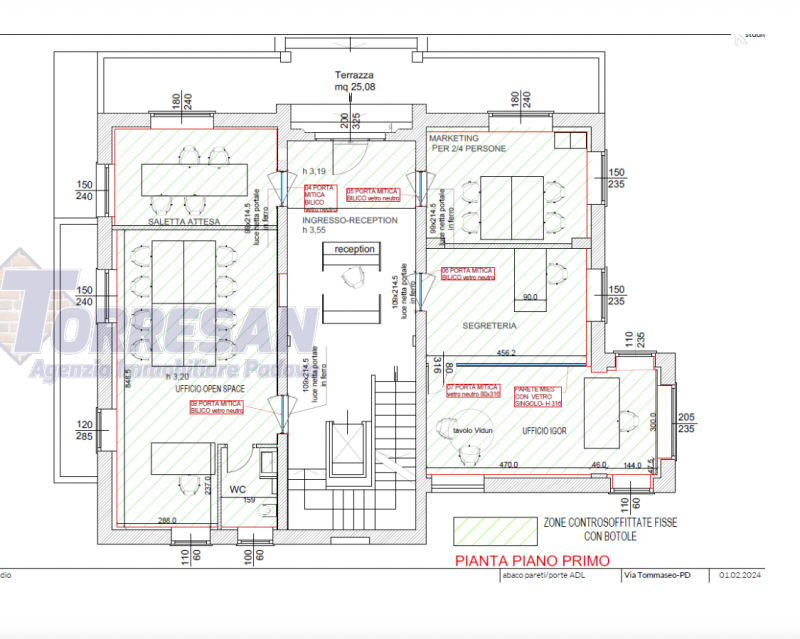 UFFICIO DI PREGIO IN VILLA STORICA – PADOVA, VICINANZE TRIBUNALE E FIERA

All’interno di una’ pre...