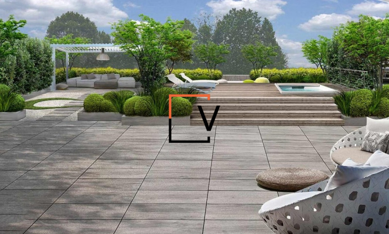 V374 - Proponiamo in vendita porzione di villa a schiera disposta su un unico piano con giardino ...