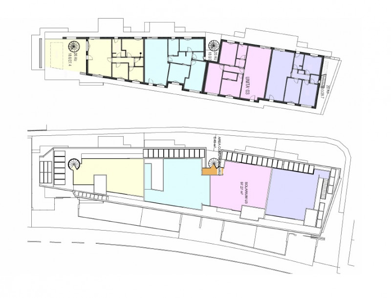 V374 - Proponiamo in vendita porzione di villa a schiera disposta su un unico piano con giardino ...