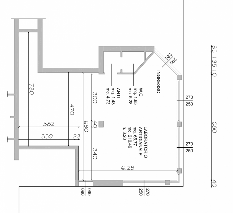 RIF:  34.1NICO-FUTURAM -  ALBIGNASEGO (PD)  -  PER INFO 0444/310220

Propongo in affitto un negoz...