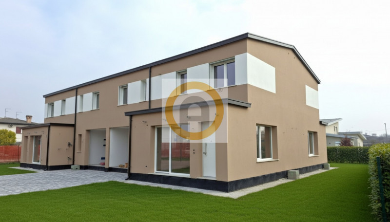 Scopri la tua nuova casa: una raffinata villa bifamiliare di 140 mq, situata nel verde e nella tr...