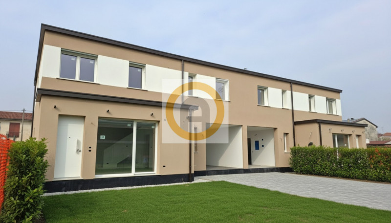 Scopri la tua nuova casa: una raffinata villa bifamiliare di 140 mq, situata nel verde e nella tr...