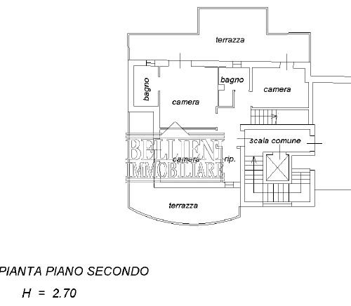 SANT'ANDREA - Proponiamo in vendita un elegante attico su due livelli con terrazze panoramiche e ...