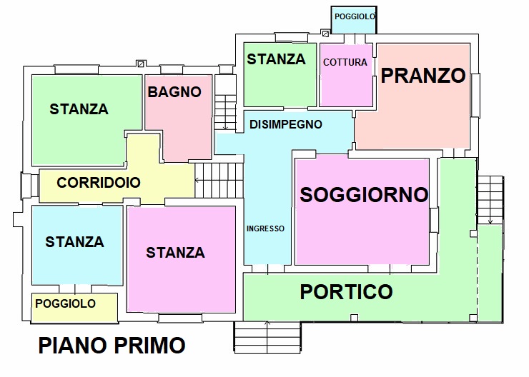 Proponiamo in vendita una casa singola di ampia metratura (216 mq) situata nella ricercata zona d...
