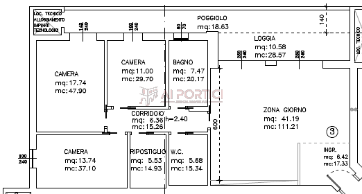 Calcroci di CAMPONOGARA - NUOVO APPARTAMENTO unico nel suo genere, caratterizzato da circa 115mq ...