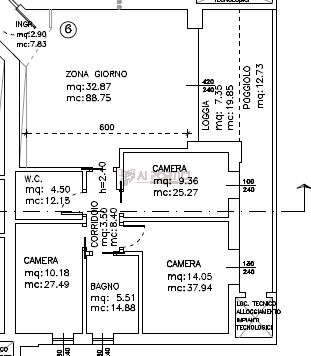 Calcroci di CAMPONOGARA - NUOVO APPARTAMENTO su Residence in fase di ultimazione. L'immobile si t...
