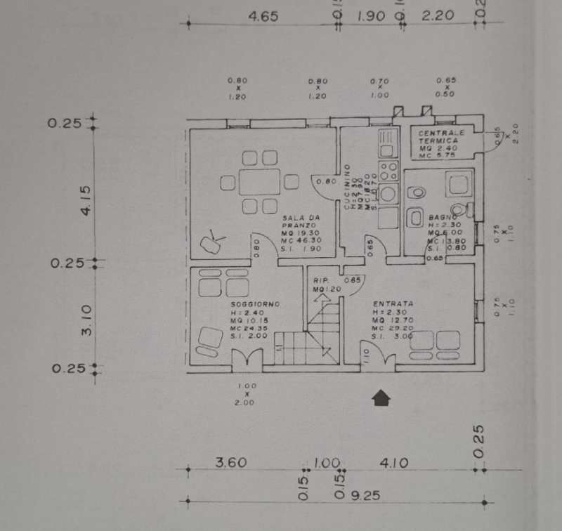CAMPONOGARA - PORZIONE DI BIFAMILIARE inserita in un lotto di circa 900mq, ubicata in un contesto...