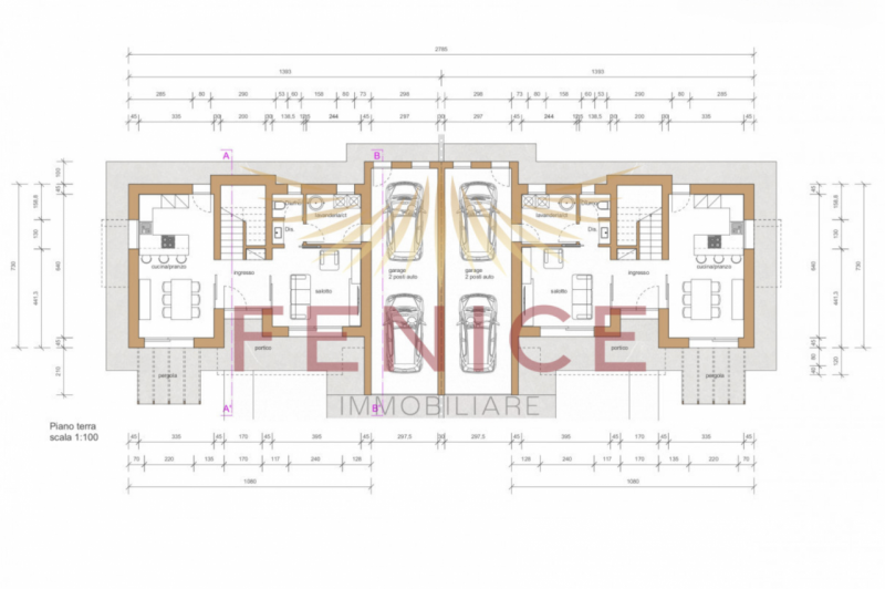 Scopri questa splendida bifamiliare al grezzo avanzato situata nel cuore di Montebelluna, precisa...
