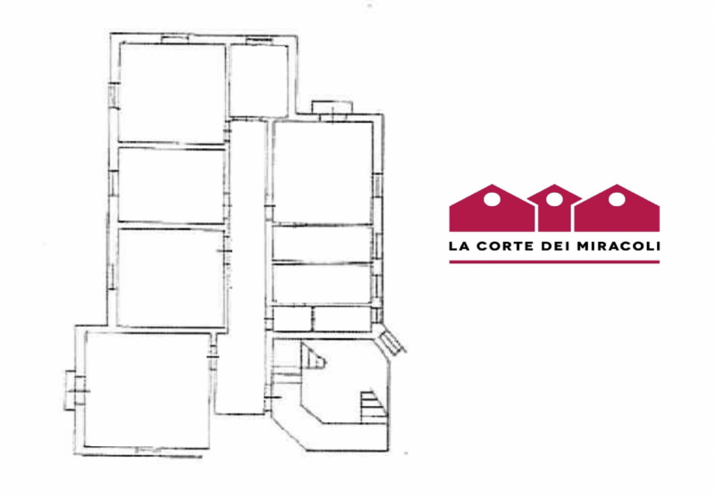 VICENZA – SANT’ANDREA: AFFASCINANTE TRICAMERE IN EDIFICIO LIBERTY DEL 1940. RIF. VT63H EURO 395.0...