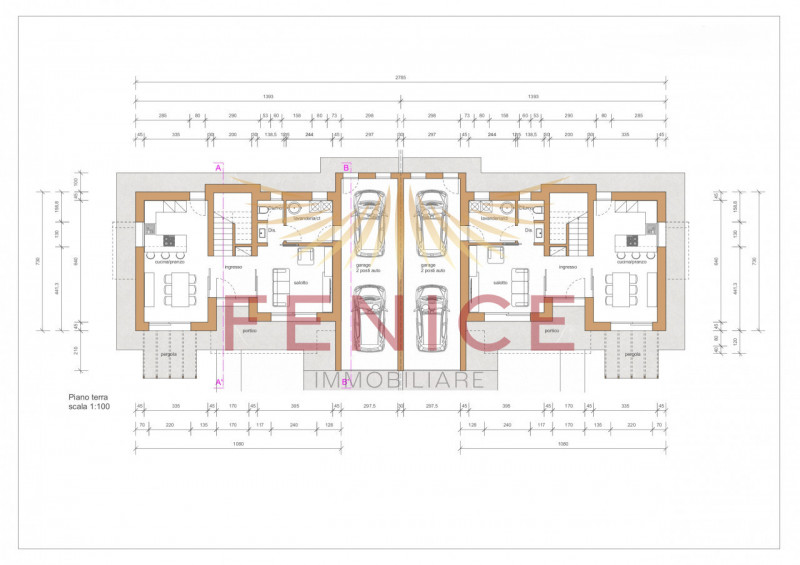 Scopri questa splendida bifamiliare al grezzo avanzato situata nel cuore di Montebelluna, precisa...