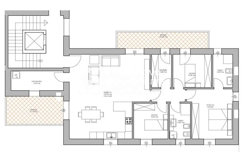 (Per INFO Feltrin ing. Gianni 3288349492) In esclusiva, proponiamo appartamento al primo piano a ...