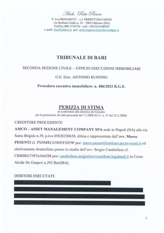 Bitonto Vendita Appartamento