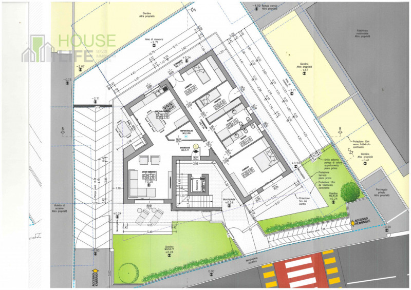 SCHIO – S.S. TRINITA’: elegante APPARTAMENTO TRICAMERE in bifamiliare sovrapposta posto al piano ...