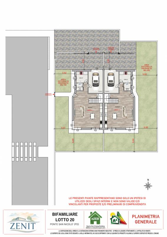 Venite a scoprire l'eleganza ed il comfort delle nostre splendide ville bifamiliari di nuova cost...
